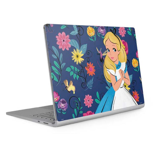 Disney Alice in Wonderland (animated) Floral Print Surface Book 2 15in Skin